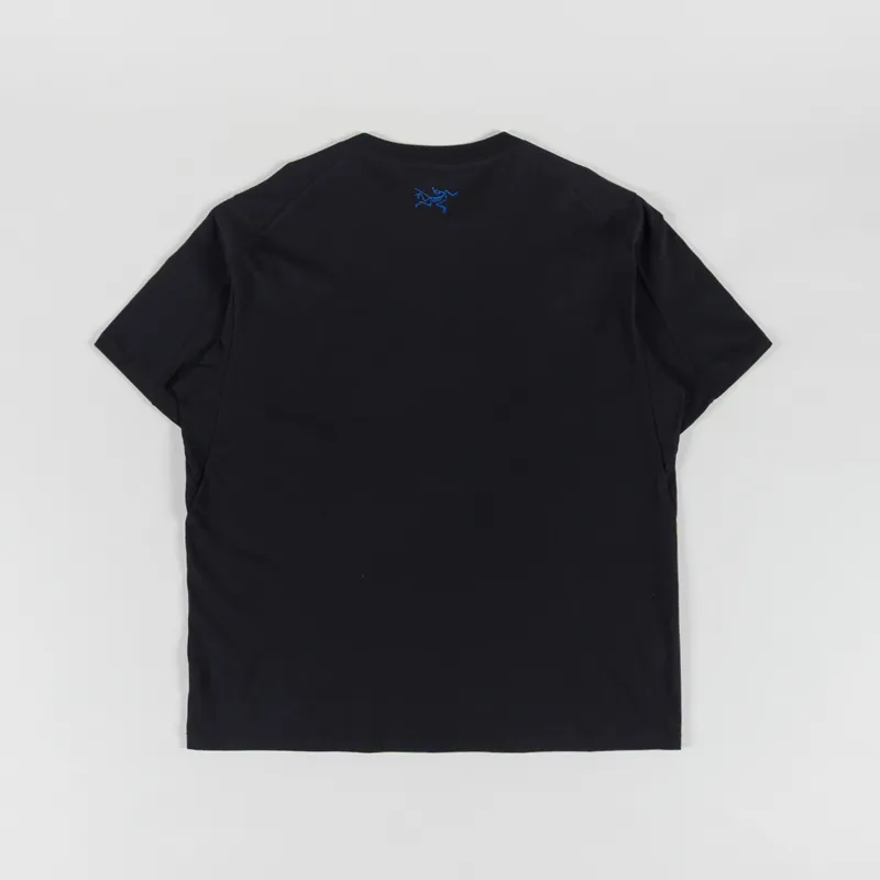 Arc'teryx Kragg Cotton Lithographica T Shirt Black-1