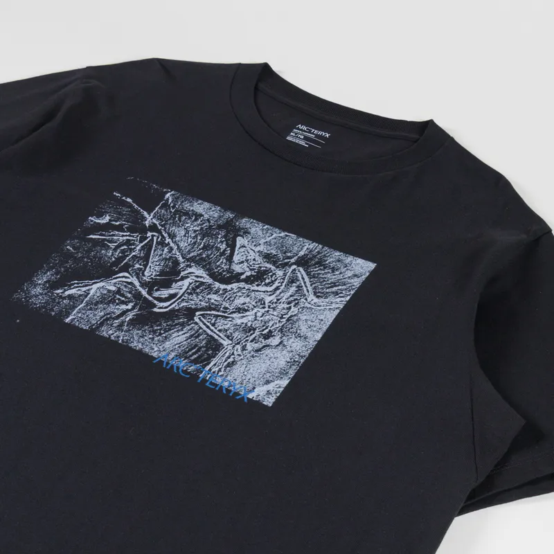 Arc'teryx Kragg Cotton Lithographica T Shirt Black-2