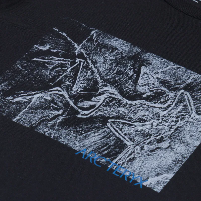 Arc'teryx Kragg Cotton Lithographica T Shirt Black-4