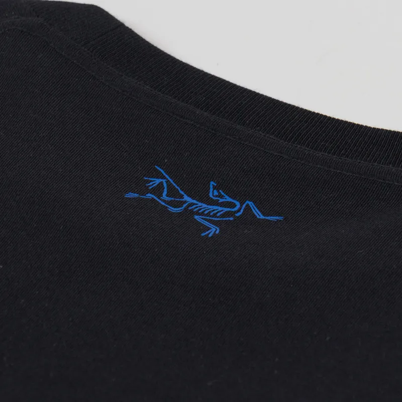 Arc'teryx Kragg Cotton Lithographica T Shirt Black-5