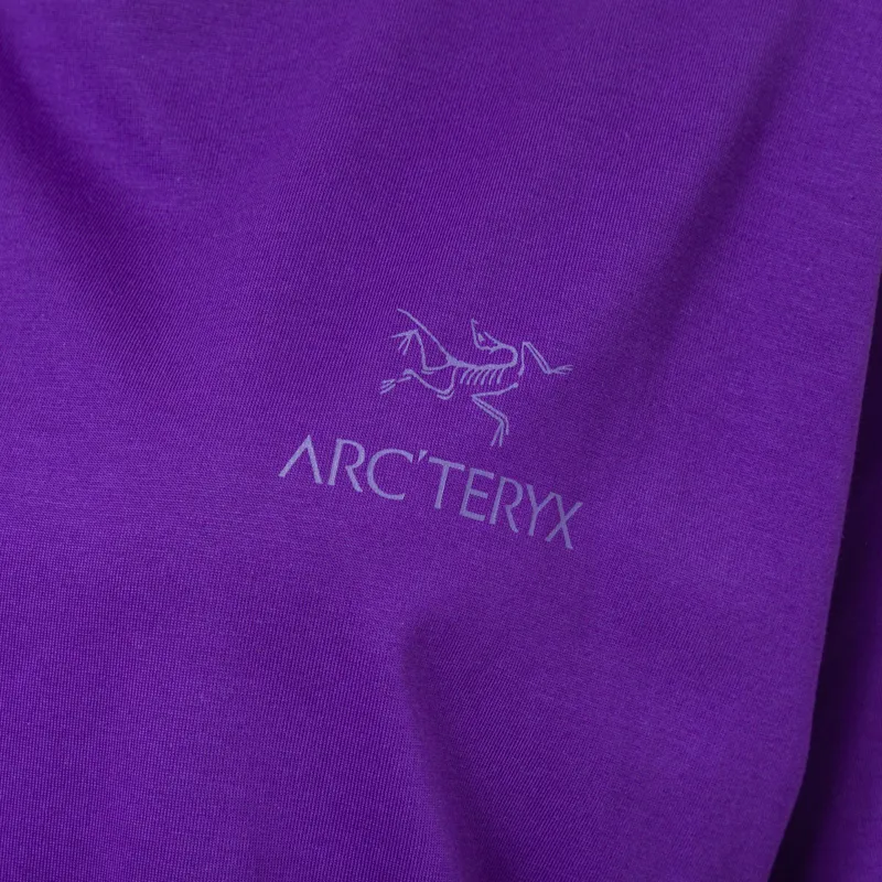 Arc'teryx Womens Kragg SL Cotton Emblem T Shirt Azalea-7