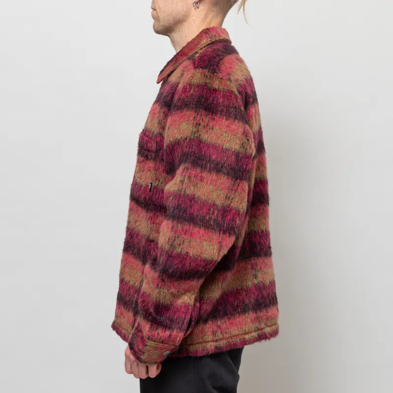 Huf Megablast Plaid Jacket Berry-3