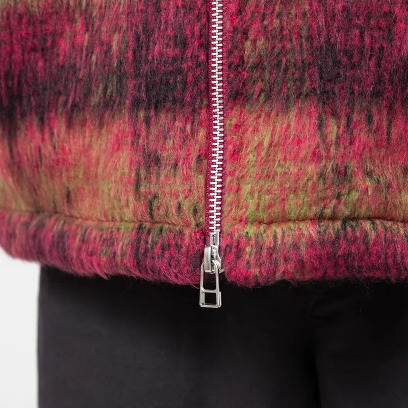 Huf Megablast Plaid Jacket Berry-8