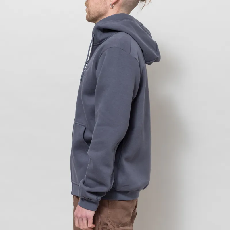 Arc'teryx Emblem Fleece Full Zip Hoodie Dark Stratus-2