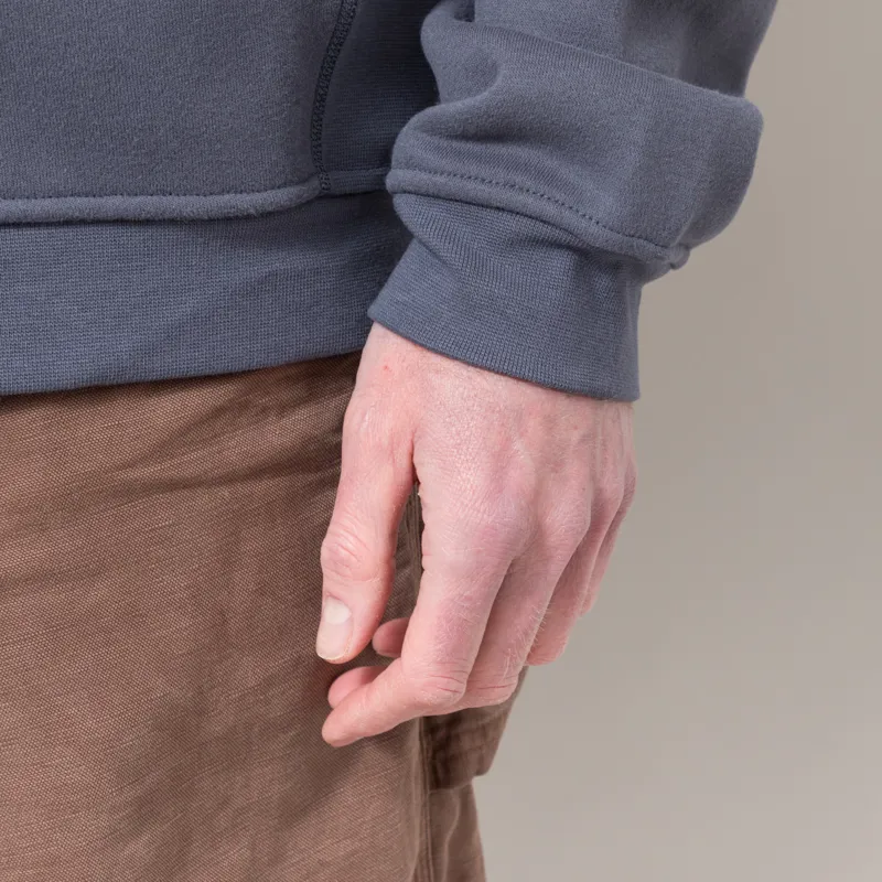 Arc'teryx Emblem Fleece Full Zip Hoodie Dark Stratus-8