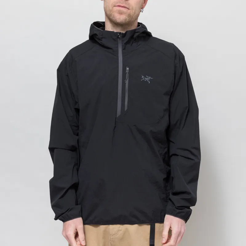Arc'teryx Ossa Half Zip Hoody Black