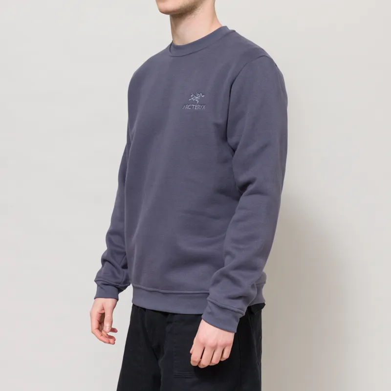 Arc'teryx Emblem Fleece Crew Dark Stratus-1