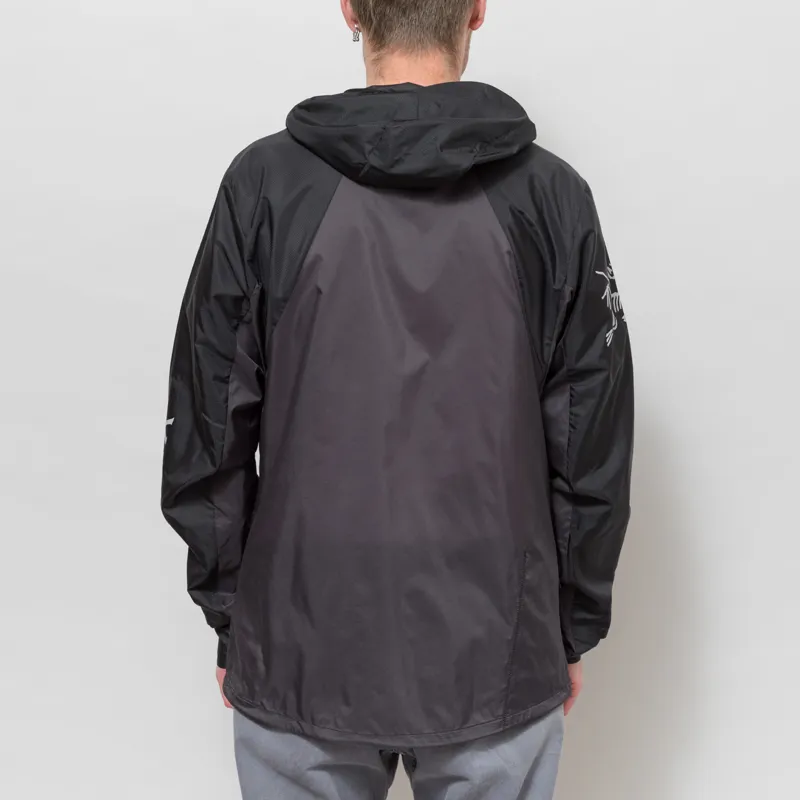 Arc'teryx Norvan Windshell Hoody Black Graphite-2