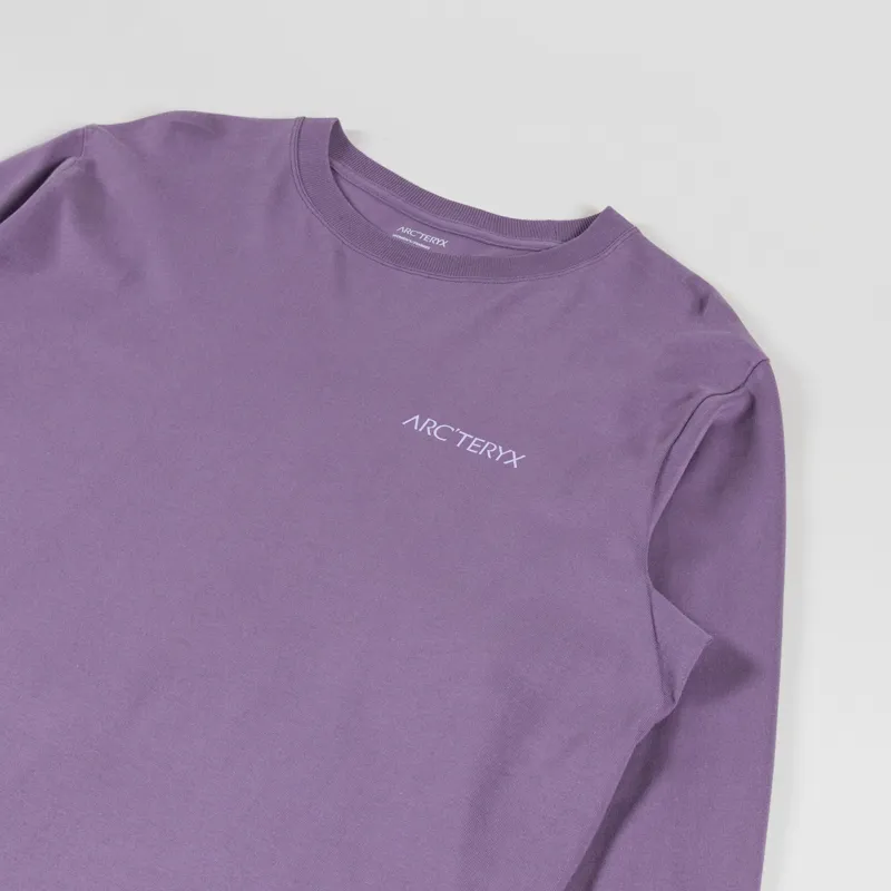 Arc'teryx Womens Kragg Cotton Bird Long Sleeve T Shirt Light Moondrop-3