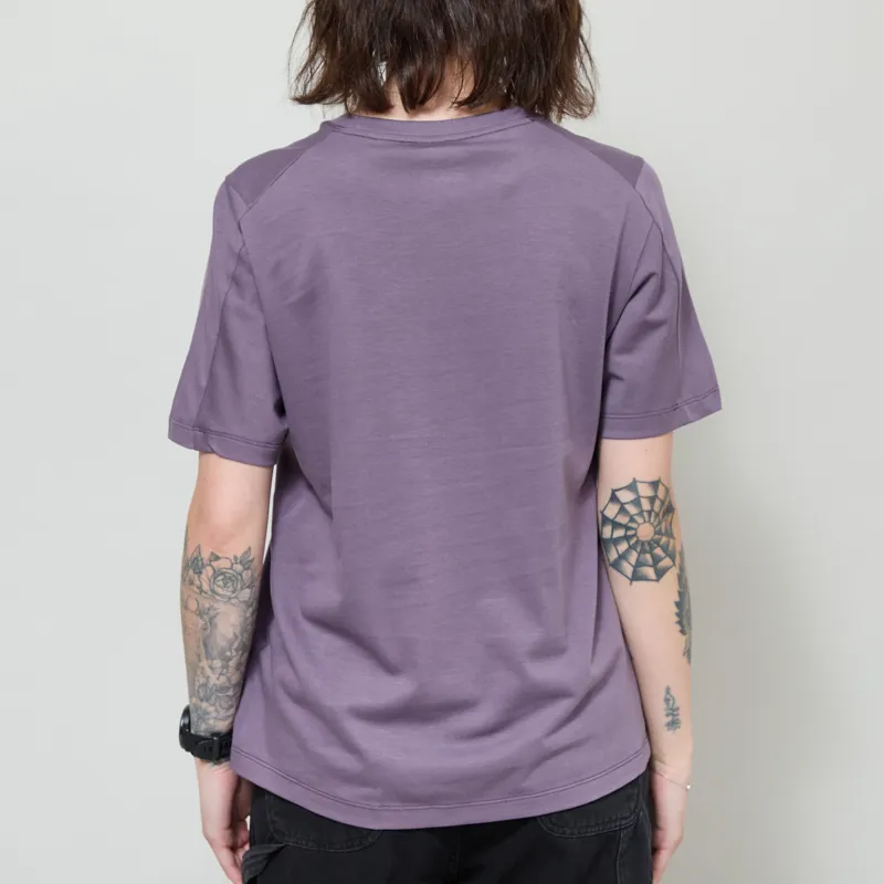 Arc'teryx Womens Kragg SL Cotton Heatmap T Shirt Light Moondrop-2