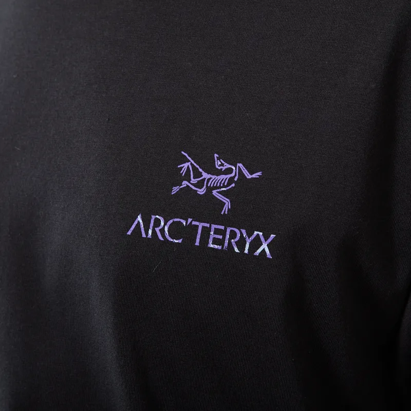 Arc'teryx Kragg SL Cotton Jug T Shirt Black Violectric-6