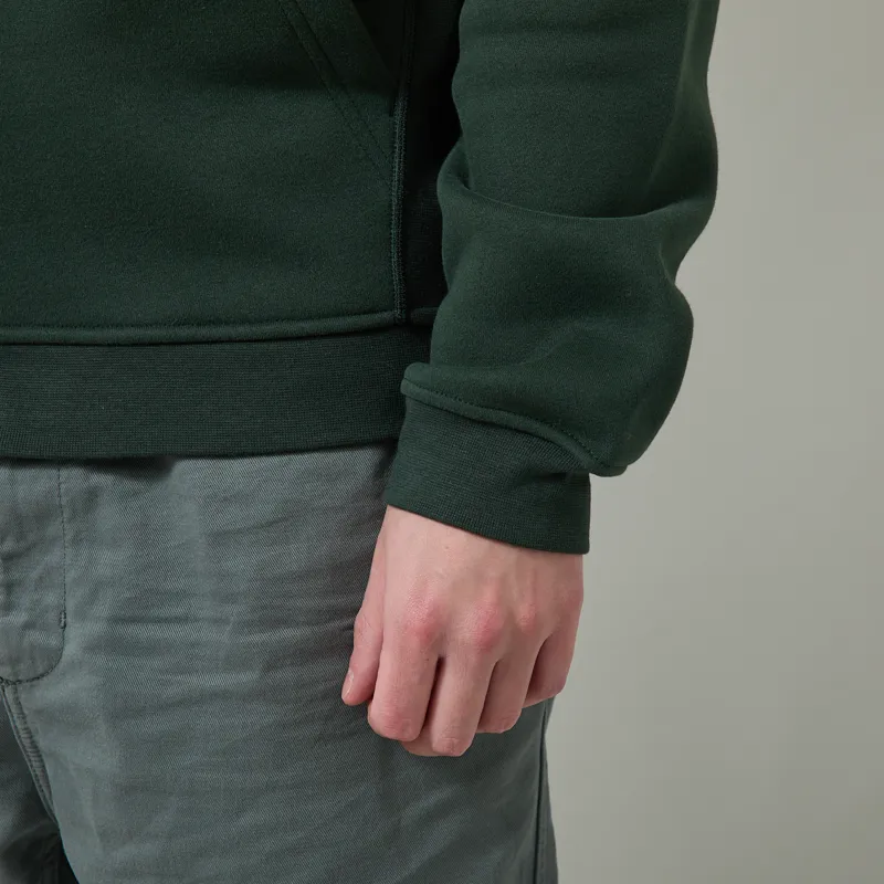 Arc'teryx Emblem Fleece Full Zip Hoodie Dark Jade-7