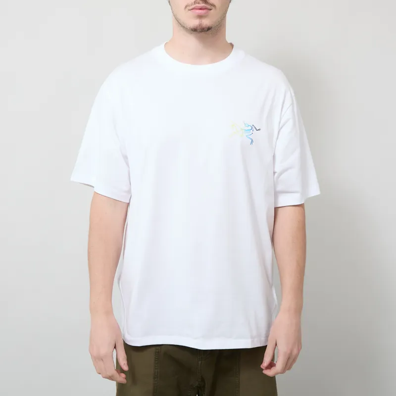 Arc'teryx Kragg Cotton Logo T Shirt White Light-2