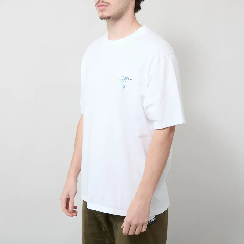 Arc'teryx Kragg Cotton Logo T Shirt White Light-1