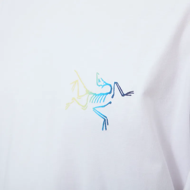Arc'teryx Kragg Cotton Logo T Shirt White Light-6