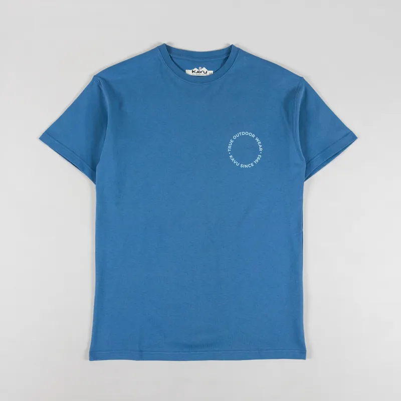 Kavu Breaker T Shirt Coronet Blue-1
