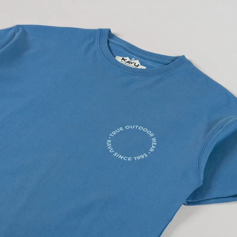 Kavu Breaker T Shirt Coronet Blue-3