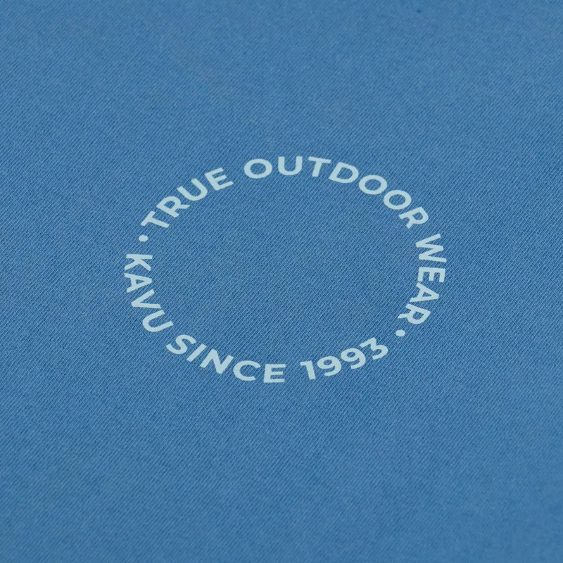 Kavu Breaker T Shirt Coronet Blue-5