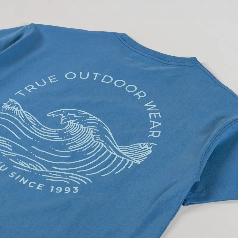 Kavu Breaker T Shirt Coronet Blue-2