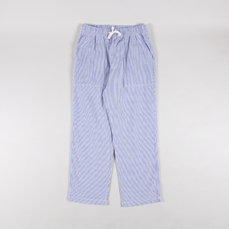 Service Works Seersucker Chef Pants Navy Stripe-1
