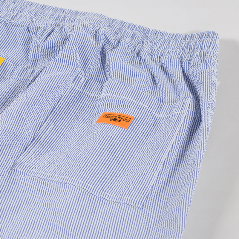 Service Works Seersucker Chef Pants Navy Stripe-7