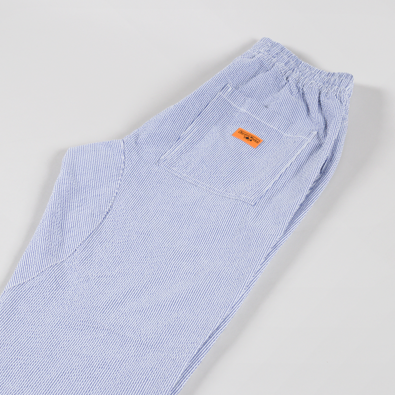 Service Works Seersucker Chef Pants Navy Stripe-5