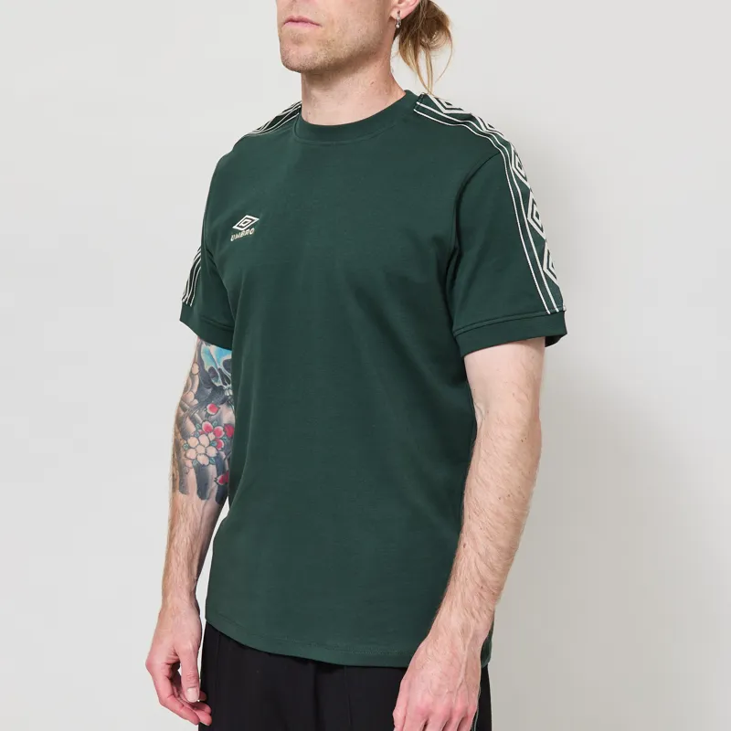 Umbro Taped T Shirt Pine Grove Pelican-1