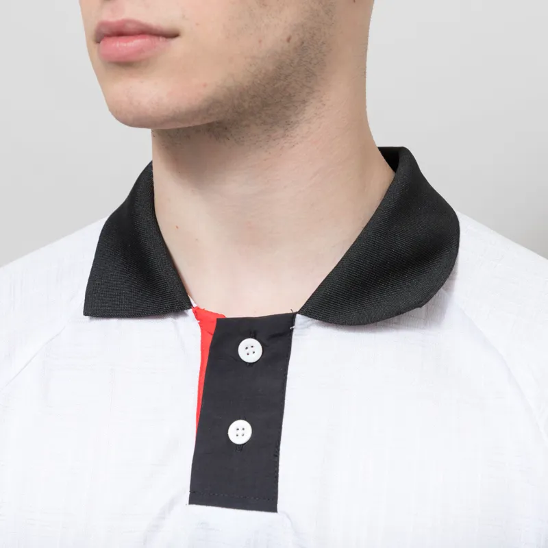 Umbro Football Shirt White Black Goji Berry-4