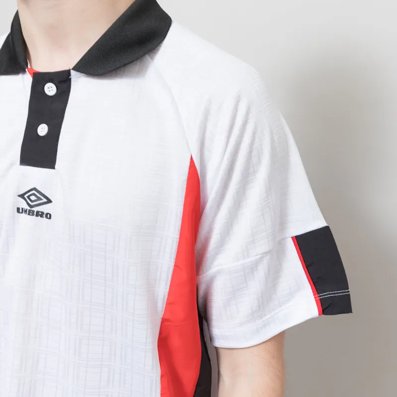 Umbro Football Shirt White Black Goji Berry-2