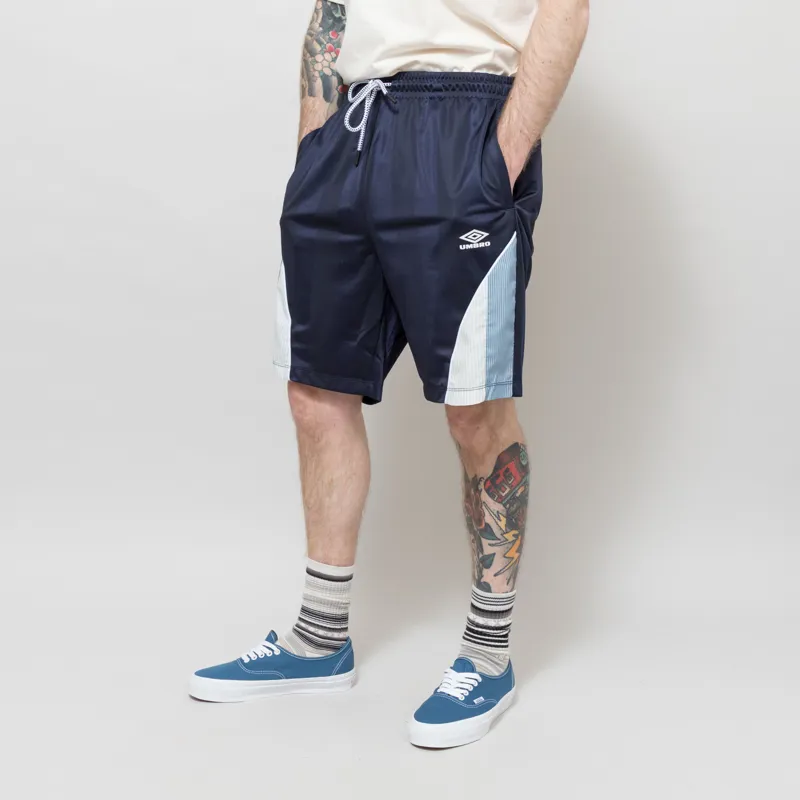 Umbro Panelled Short Baritone Blue Brilliant White Blue Fog-1