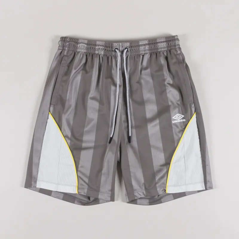 Umbro Panelled Short Brushed Nickel Brilliant White Blazing Yellow