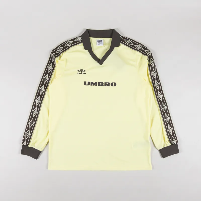 Umbro Taped Long Sleeve Jersey Lemonade Demitasse