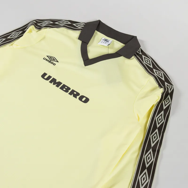 Umbro Taped Long Sleeve Jersey Lemonade Demitasse-2