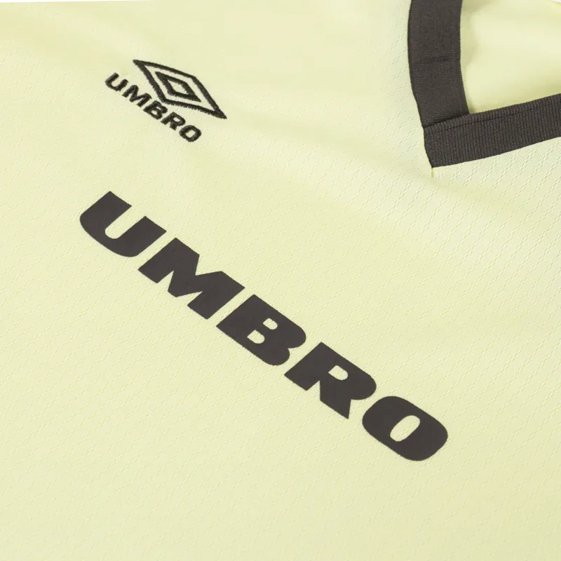 Umbro Taped Long Sleeve Jersey Lemonade Demitasse-5