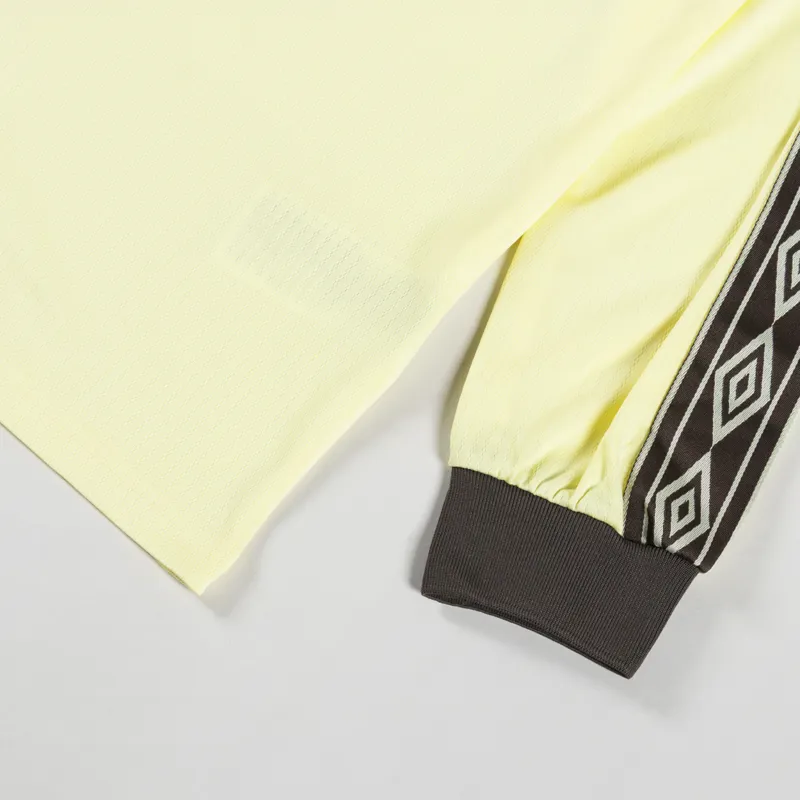 Umbro Taped Long Sleeve Jersey Lemonade Demitasse-6