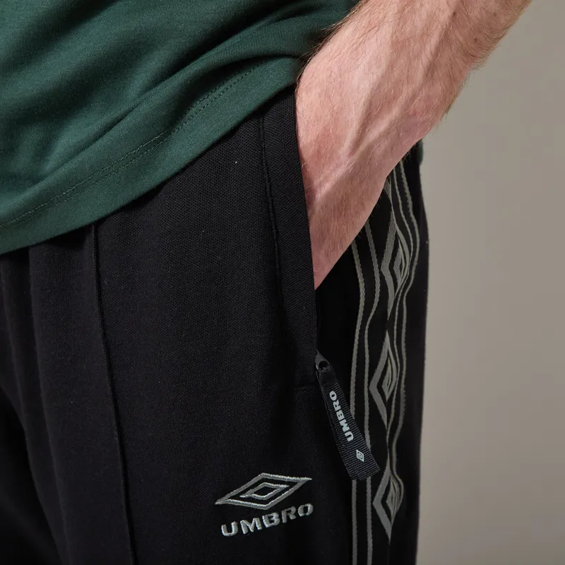 Umbro Taped Track Pants Black Sedona Sage-4