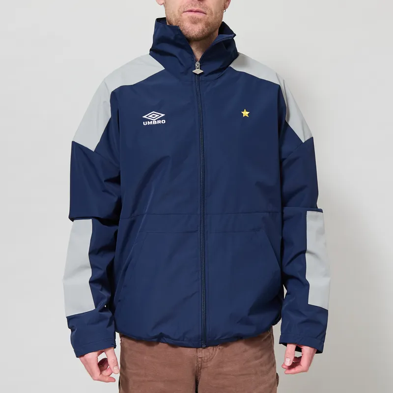 Umbro Panelled Boxy Jacket Dress Blue Neutral Grey