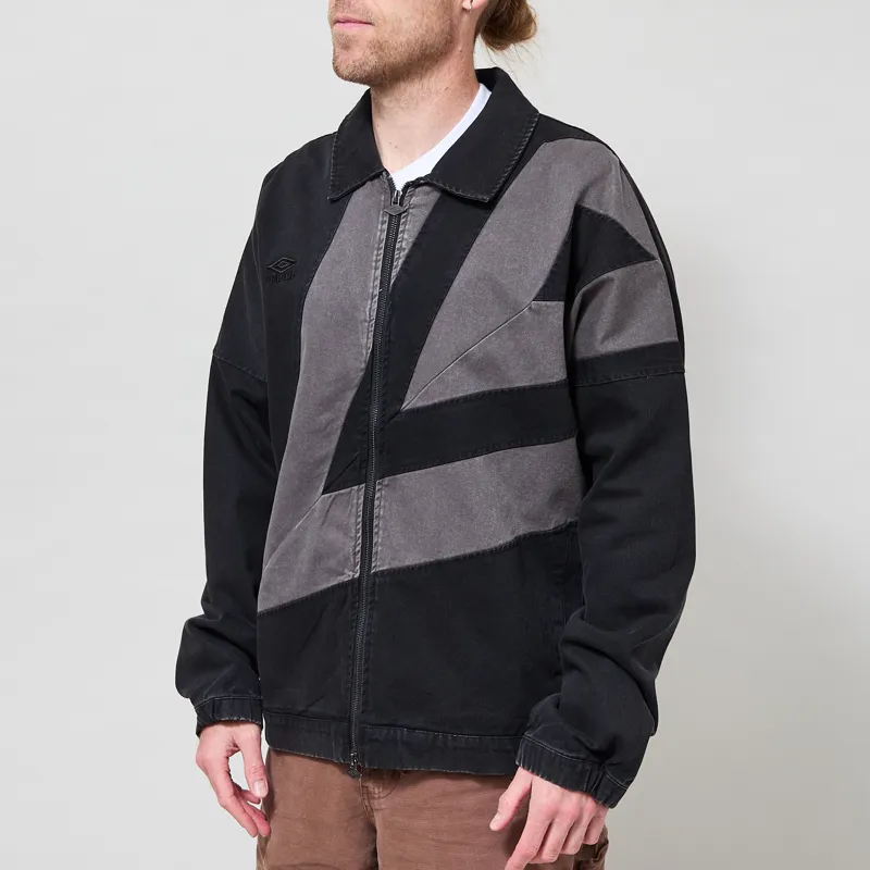 Umbro Washed Drill Jacket Black-1