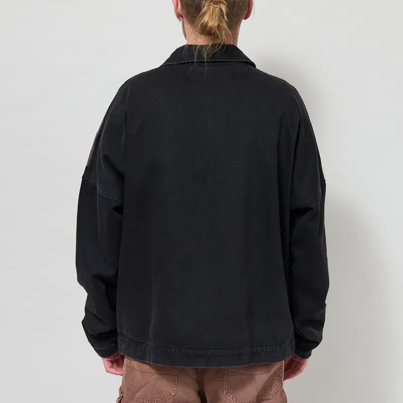 Umbro Washed Drill Jacket Black-2