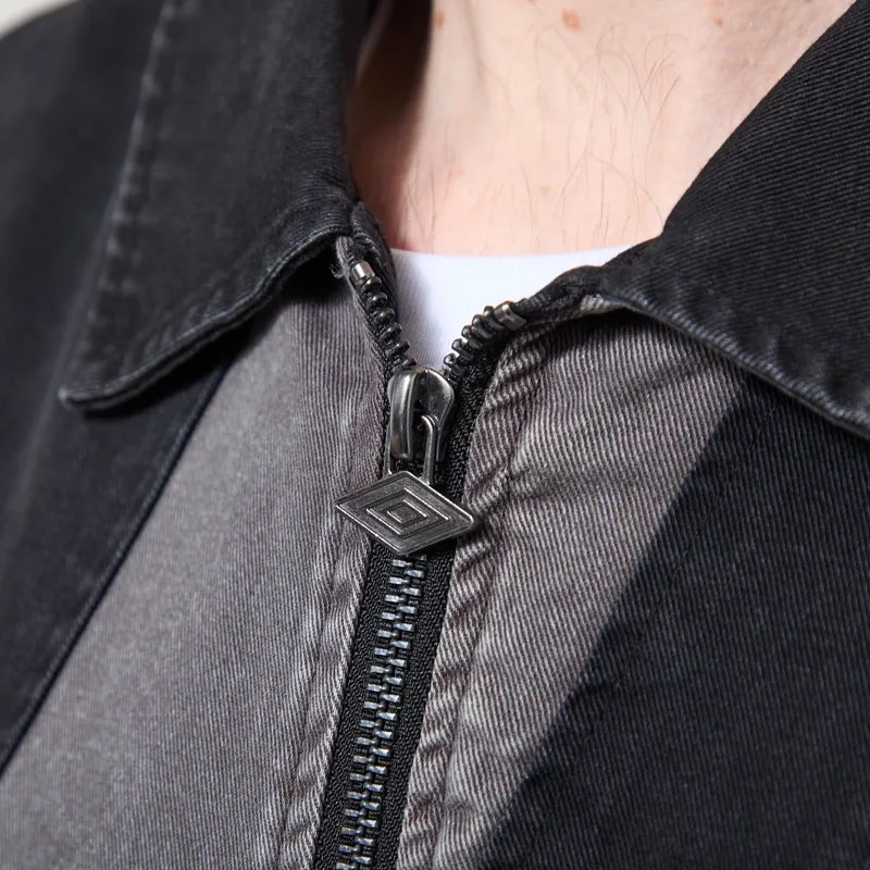 Umbro Washed Drill Jacket Black-4