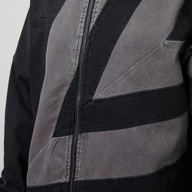Umbro Washed Drill Jacket Black-6