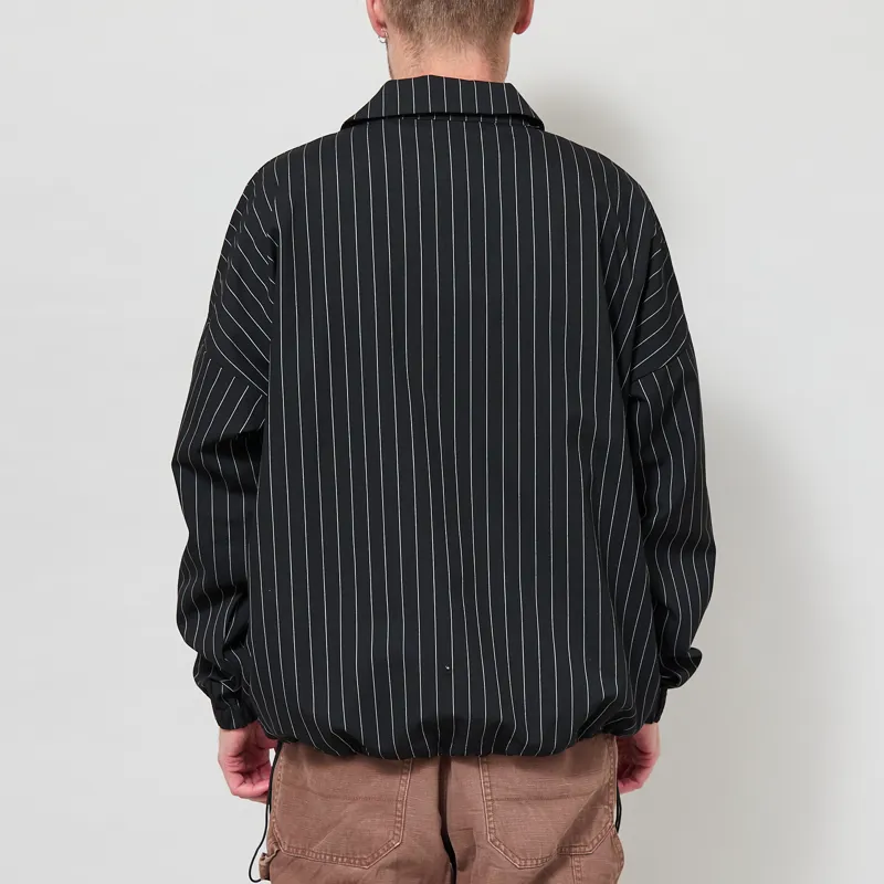 Umbro Pinstripe Drill Top Black-2