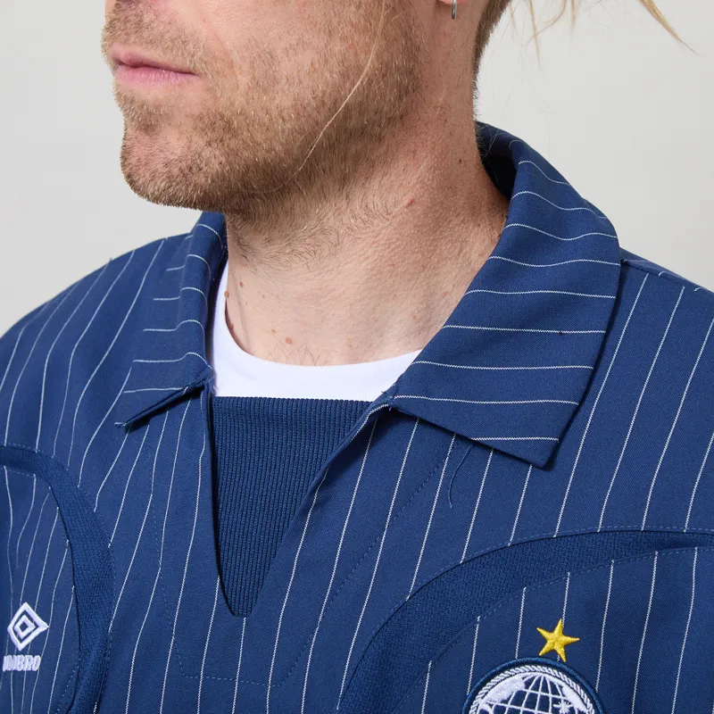 Umbro Pinstripe Drill Top Estate Blue-3