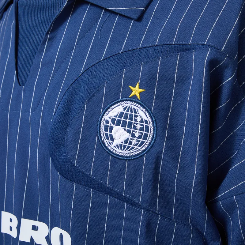 Umbro Pinstripe Drill Top Estate Blue-4