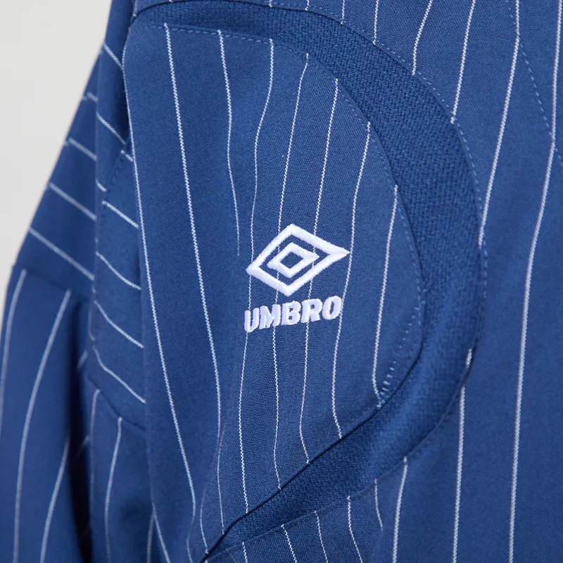 Umbro Pinstripe Drill Top Estate Blue-5