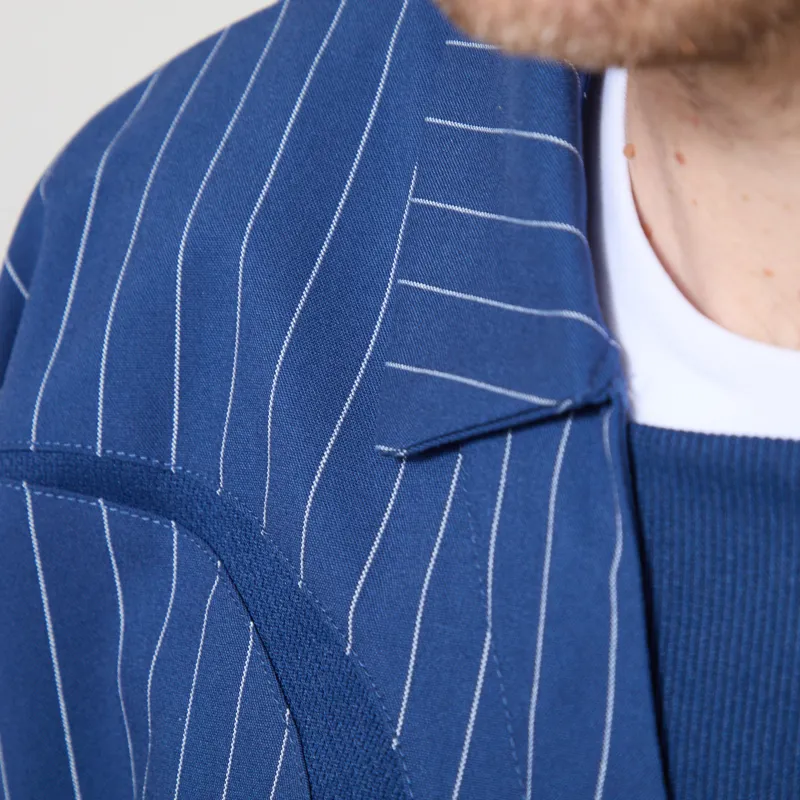 Umbro Pinstripe Drill Top Estate Blue-7