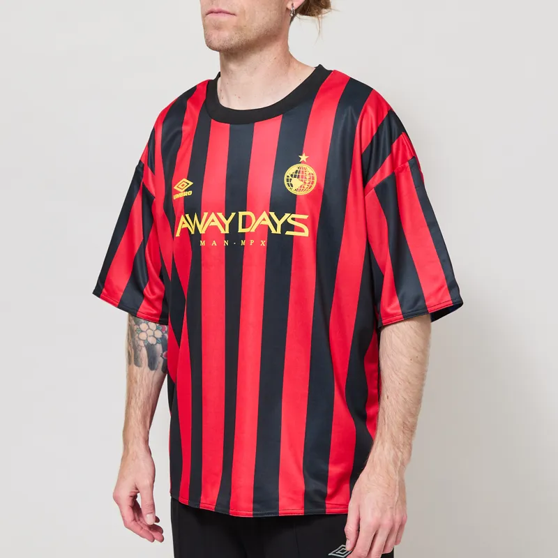 Umbro Reversible Jersey High Risk Red Black Skydive-2