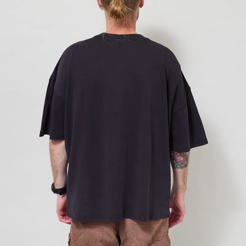 Umbro Washed Boxy T Shirt Black Sedona Sage-2