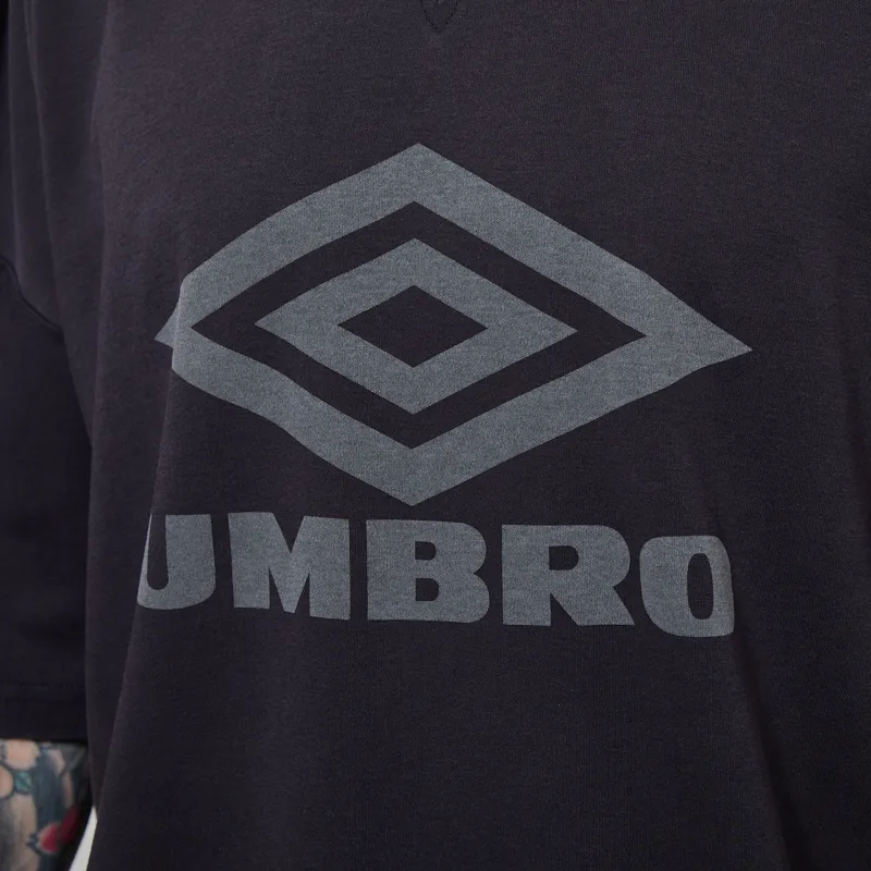 Umbro Washed Boxy T Shirt Black Sedona Sage-4