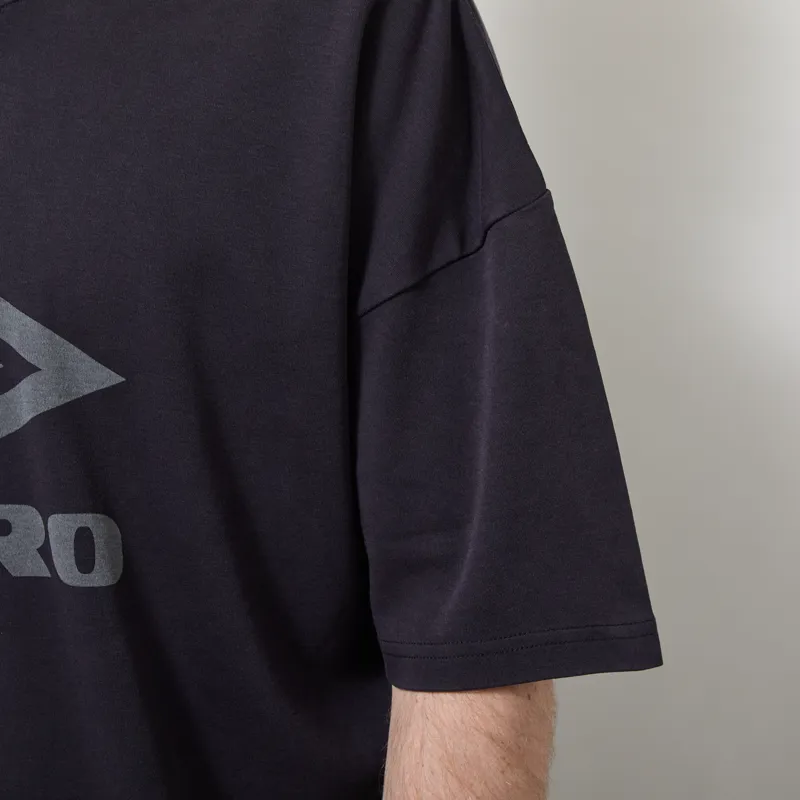 Umbro Washed Boxy T Shirt Black Sedona Sage-5